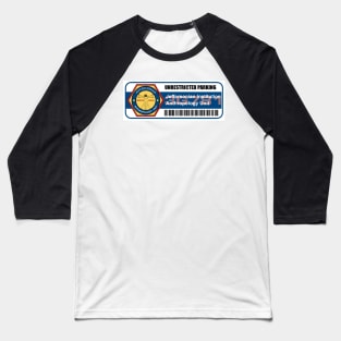Jeffersonian Institution Parking Permit Baseball T-Shirt